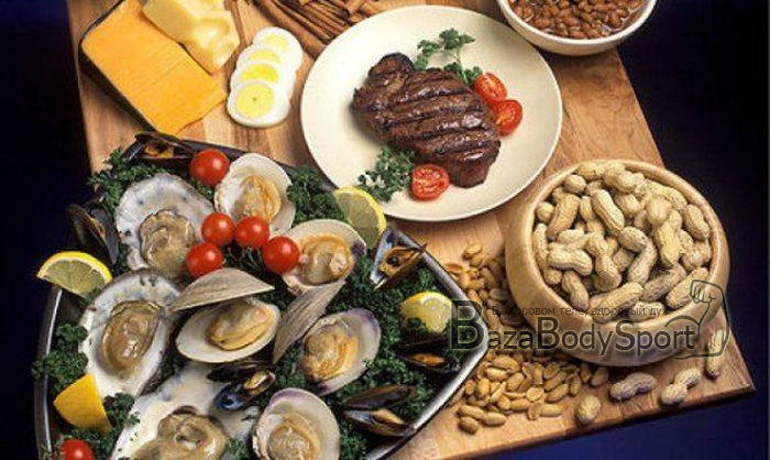 продукты содержащие цинк